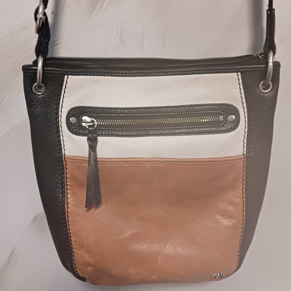 The Sak Tri Color Leather Crossbody